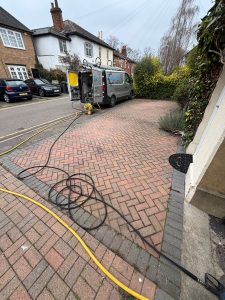 Before driveway cleaning, Areas Need Regular Pressure Washing in London, Jet Washing