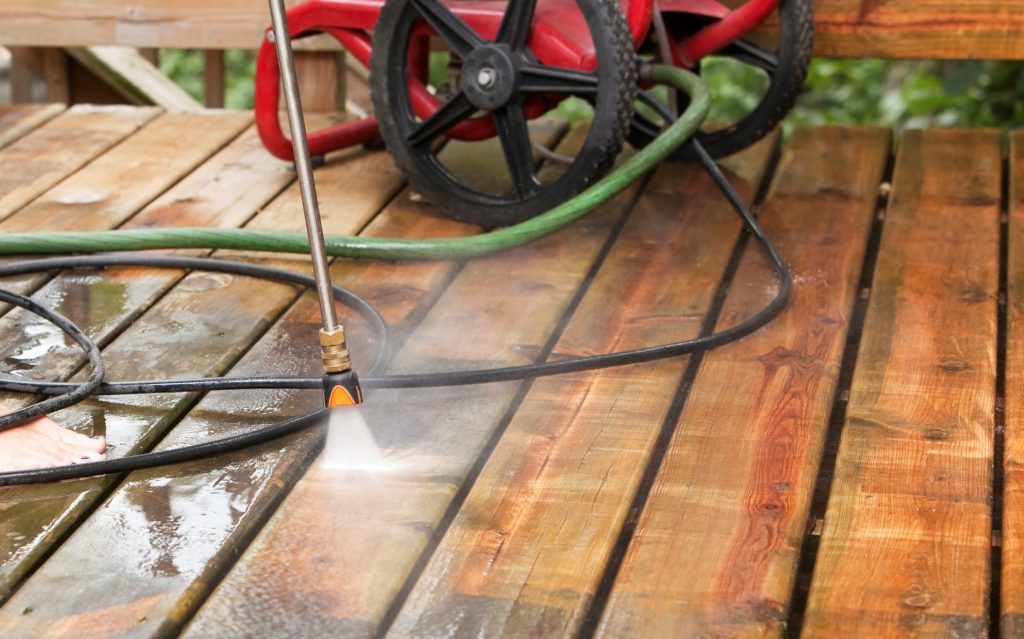 Decking Cleaning in London