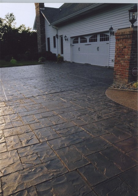 imprinted Concrete Driveway